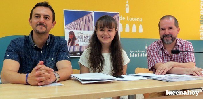 Lucía García amadrina la candidatura de Lucena a ciudad creativa de la música con un concierto en el Auditorio