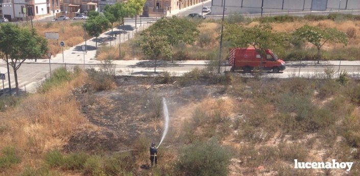 Nuevo incendio en una parcela no edificada del Plan Parcial Oeste 1. Ya son cuatro