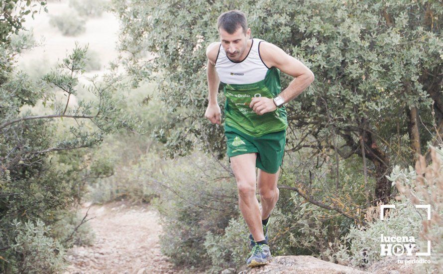 Antonio Monjón-Cabeza entrenando en la Sierra de Aras