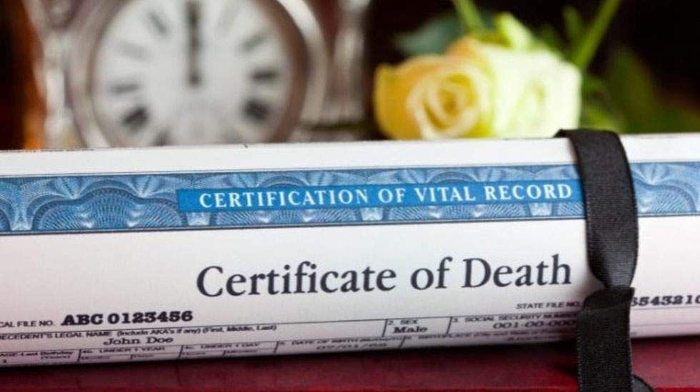 CERTIFICAD DE DEFUNCIÓN