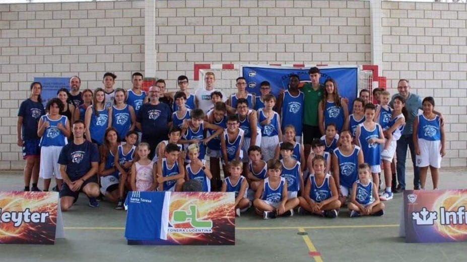 Asistentes al campus del CBL Baloncesto Lucena