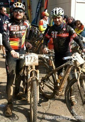 Juan Pino y David Onetti, dos lucentinos en la Andalucía Bike Race