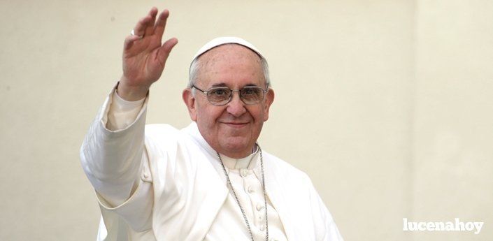 El Papa Francisco llama nuevamente a Lucena y desea una Santa Navidad