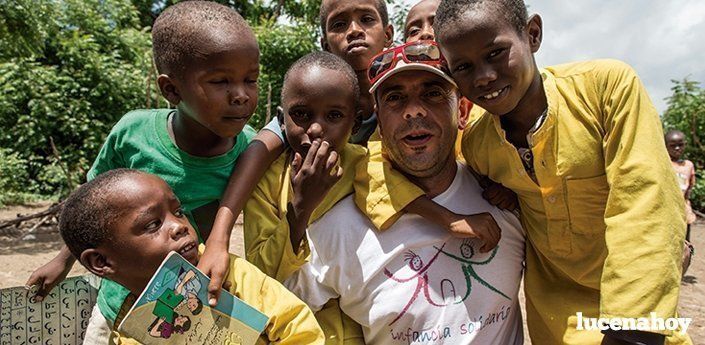 Ángel Parejo en el anterior viaje de la ONG a Kenia Ángel Parejo en el anterior viaje de la ONG a Kenia