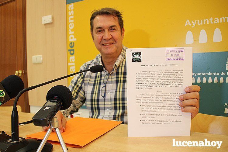 Vicente Dalda, portavoz de ETSSPL Vicente Dalda, portavoz de ETSSPL
