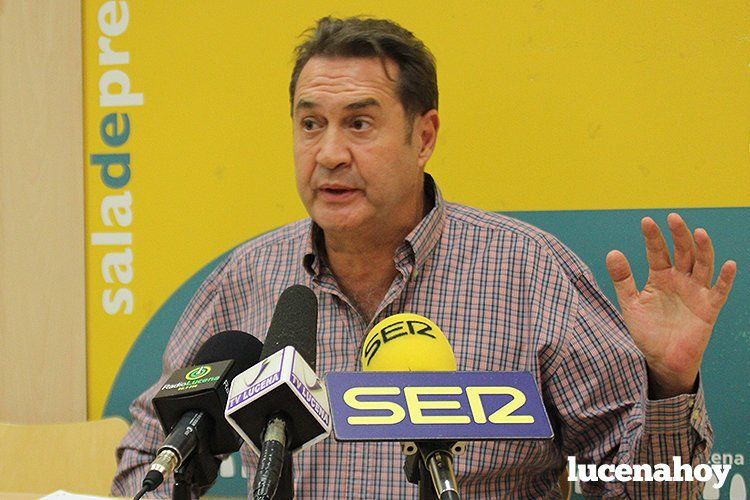Vicente Dalda, portavoz de "Entre todo@s si se puede Lucena" Vicente Dalda, portavoz de "Entre todo@s si se puede Lucena"