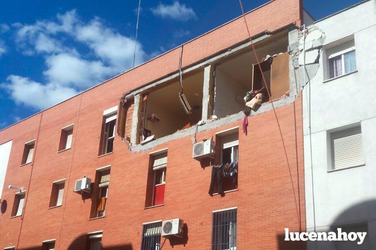 Imagen de la vivienda siniestrada Imagen de la vivienda siniestrada