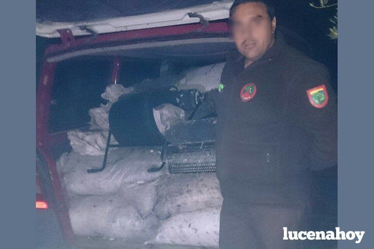 Una de las últimas aprehensiones de aceituna robada llevada a cabo por las patrullas de vigilancia rural Una de las últimas aprehensiones de aceituna robada llevada a cabo por las patrullas de vigilancia rural