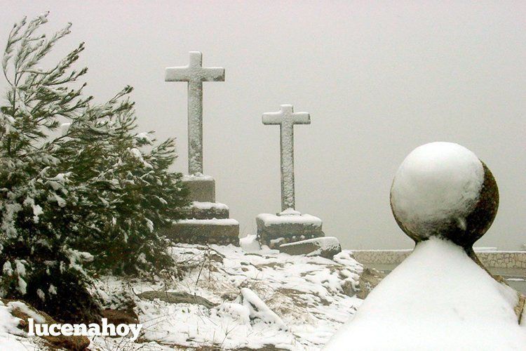 Una imagen de la última nevada en la Sierra de Aras. ¿Se repetirá la próxima semana?. Foto: Manuel Molero Una imagen de la última nevada en la Sierra de Aras. ¿Se repetirá la próxima semana?. Foto: Manuel Molero
