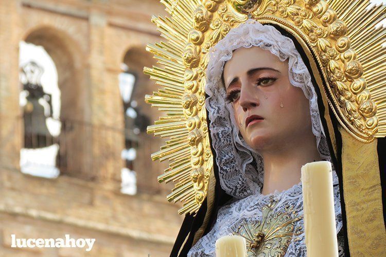 La hermosa imagen de la Dolorosa del Carmen (Archivo LucenaHoy) La hermosa imagen de la Dolorosa del Carmen (Archivo LucenaHoy)