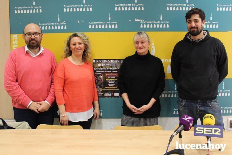 Presentación del concierto en la sala de prensa del ayuntamiento de Lucena
