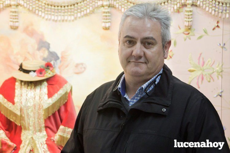 Francisco Aguilera, manijero de la Virgen en la Bajada