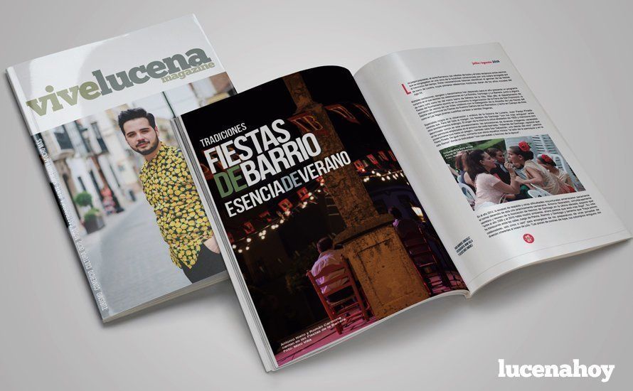 Portada y uno de los artículos interiores de ViveLucena Magazine 09 Portada y uno de los artículos interiores de ViveLucena Magazine 09