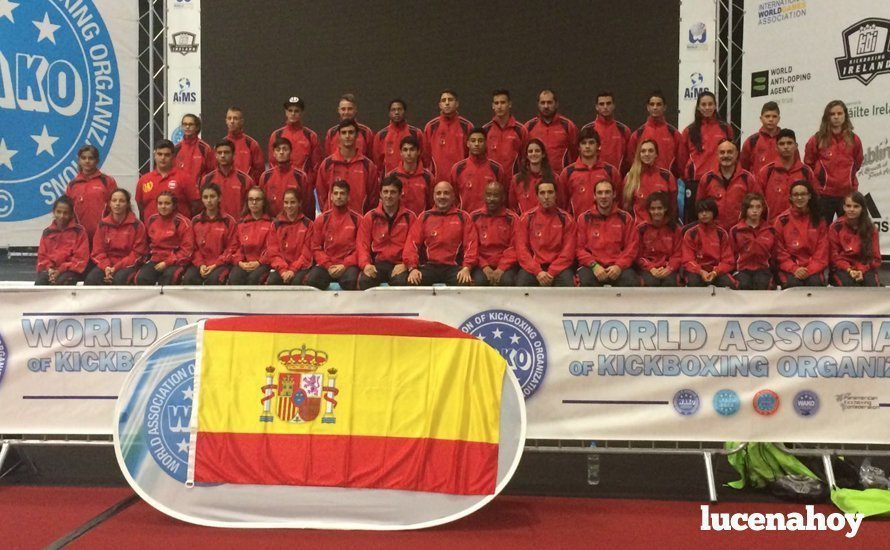 Equipo de España en el Mundial de Kickboxing