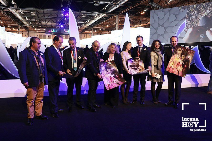 La delegación de Lucena con los carteles de nuestras principales fiestas religiosas en Fitur 2017 La delegación de Lucena con los carteles de nuestras principales fiestas religiosas en Fitur 2017