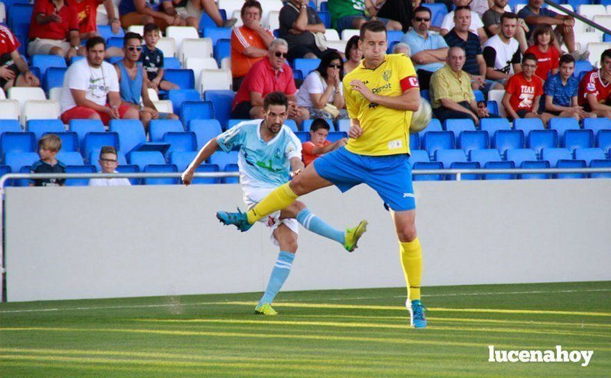 David Carmona, autor del gol del Ciudad de Lucena. ARCHIVO David Carmona, autor del gol del Ciudad de Lucena. ARCHIVO
