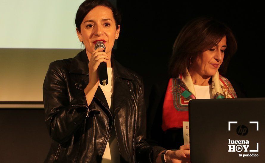 Araceli Bergillos y Mar Torres, durante la presentación de ayer Araceli Bergillos y Mar Torres, durante la presentación de ayer