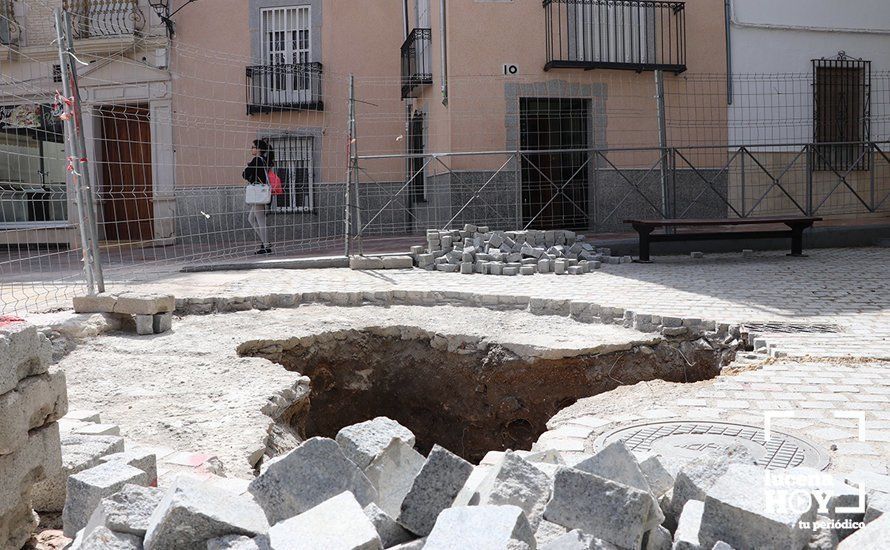 Obras para la instalación del Monumento en el Llanete de la Santería Obras para la instalación del Monumento en el Llanete de la Santería