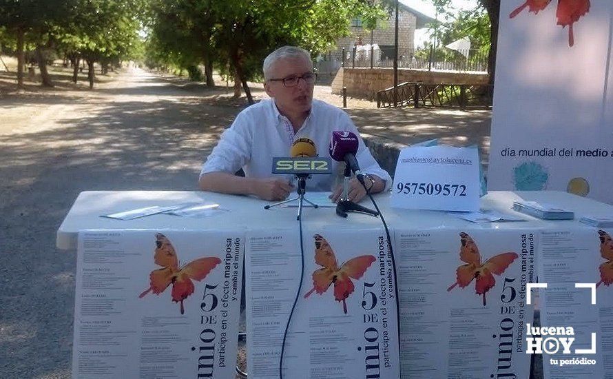 José Cantizani, concejal de Medio Ambiente, ha presentado esta mañana el programa de actos José Cantizani, concejal de Medio Ambiente, ha presentado esta mañana el programa de actos