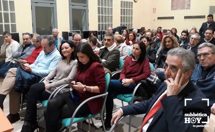 Imagen de la asamblea del PSOE celebrada anoche. Foto: PSOE Lucena