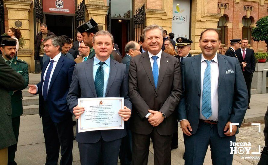 Los Directores de dicho Centro de Formación Aprobé, Vicente Serrano y Miguel Nieto, junto al Subdelegado del Gobierno, Juan José Primo Jurado Los Directores de dicho Centro de Formación Aprobé, Vicente Serrano y Miguel Nieto, junto al Subdelegado del Gobierno, Juan José Primo Jurado