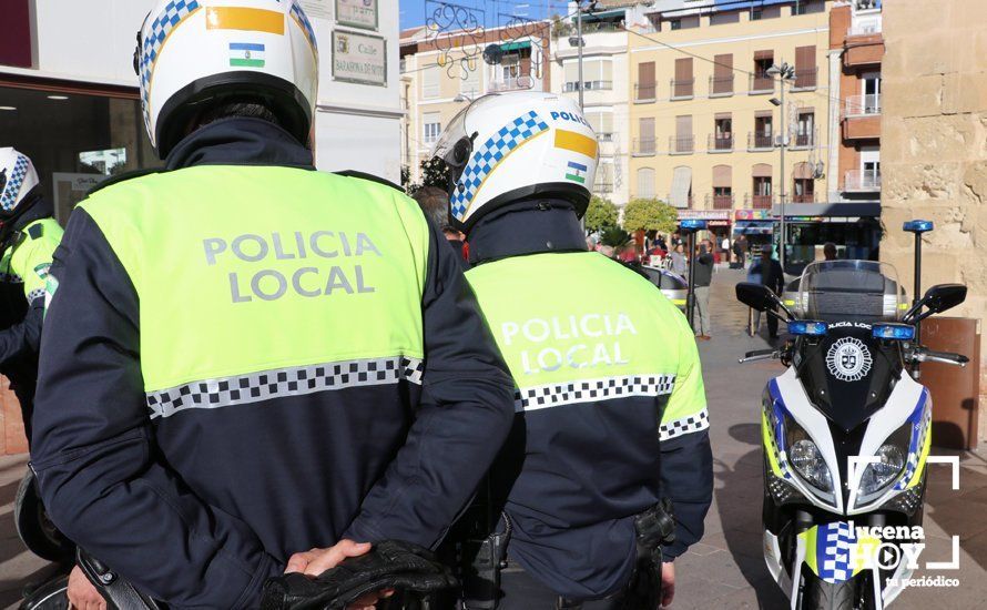 Agentes de la policía local. Archivo Agentes de la policía local. Archivo