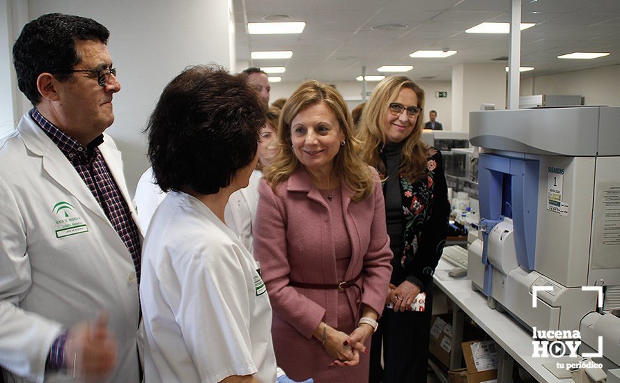 Consejera de Salud en el hospital de Cabra