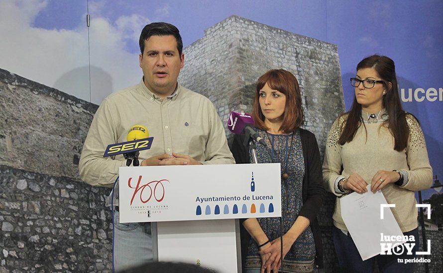 Fran Adame ha presentado en plan de dinamización junto a Ana Belén Montes e Irene Santaella Fran Adame ha presentado en plan de dinamización junto a Ana Belén Montes e Irene Santaella
