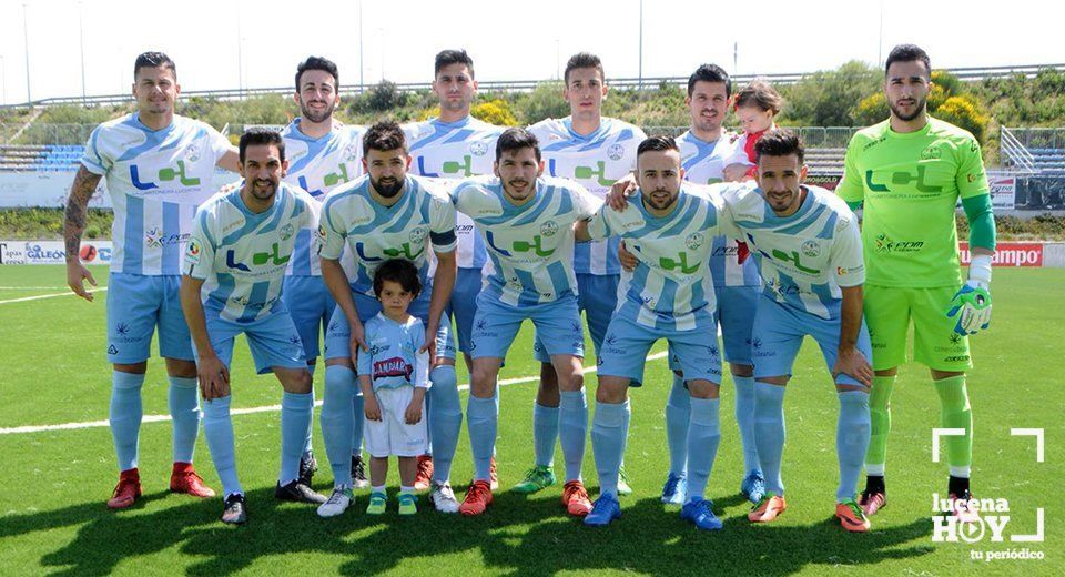 Última alineación inicial de la temporada del Ciudad de Lucena Última alineación inicial de la temporada del Ciudad de Lucena