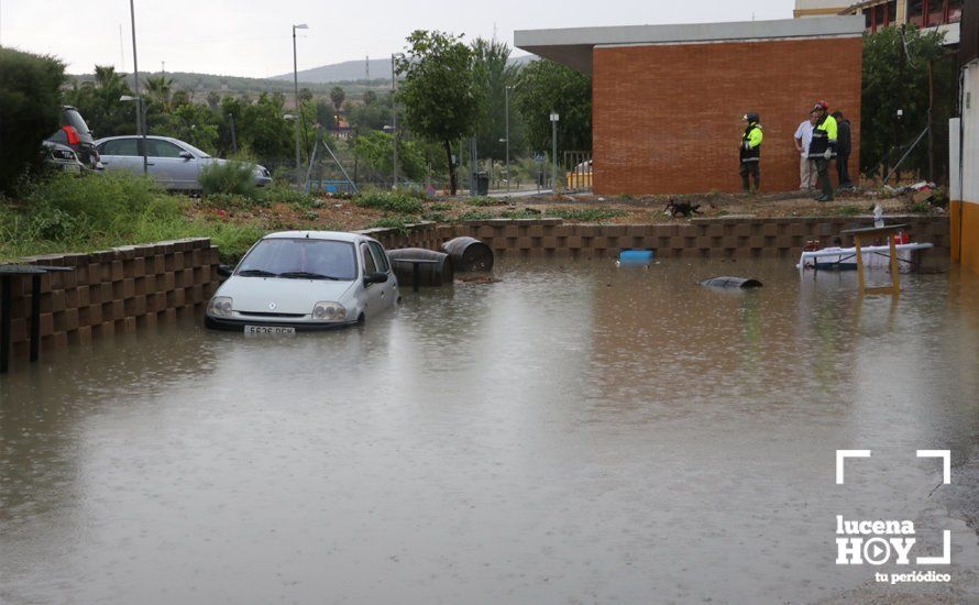 Una de las zonas afectadas por las tormentas de ayer Una de las zonas afectadas por las tormentas de ayer