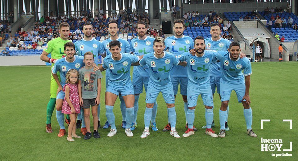 Alineación inicial del Ciudad de Lucena frente al Écija Alineación inicial del Ciudad de Lucena frente al Écija