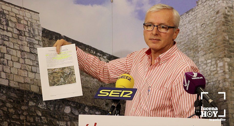 José Cantizani durante la rueda de prensa José Cantizani durante la rueda de prensa