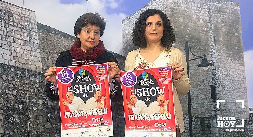 Encarnación Camacho y María del Mar Reyes durante la presentación del espectáculo Encarnación Camacho y María del Mar Reyes durante la presentación del espectáculo