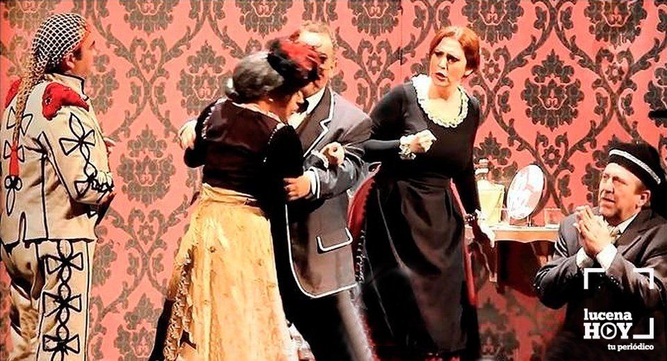 Escena de la zarzuela El barbero de Sevilla Escena de la zarzuela El barbero de Sevilla