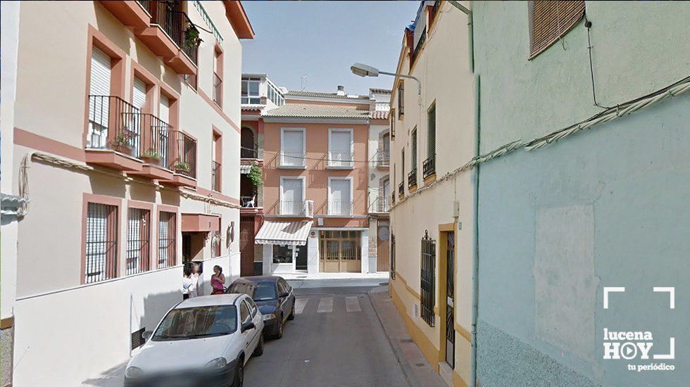 Calle Torneros, en la que se ha producido el mortal accidente Calle Torneros, en la que se ha producido el mortal accidente