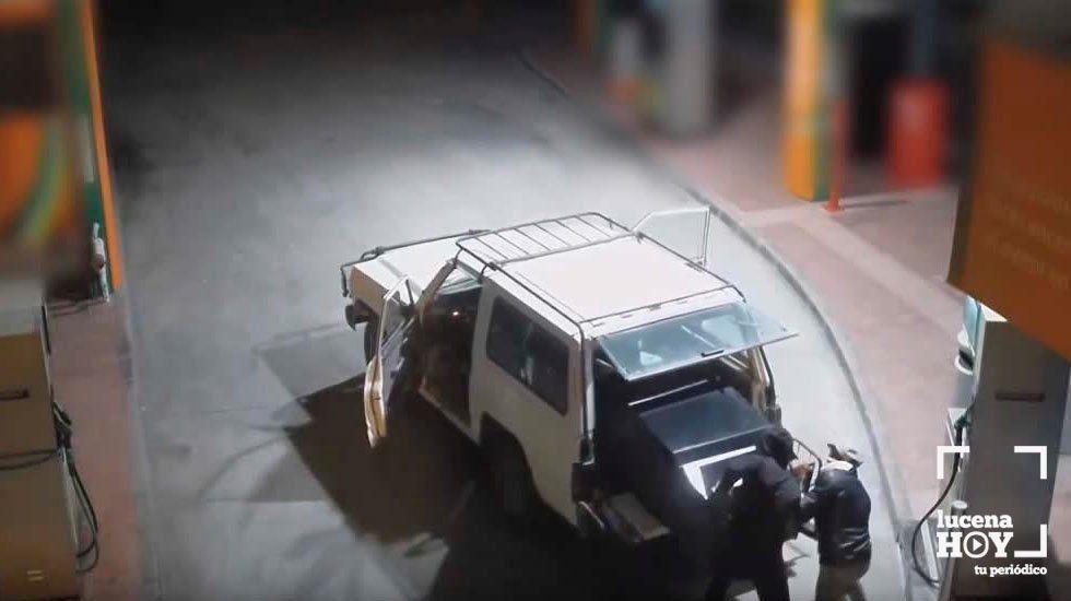 Imagen de uno de los robos perpetrados por el grupo ahora detenido. Foto: Guardia Civil Imagen de uno de los robos perpetrados por el grupo ahora detenido. Foto: Guardia Civil