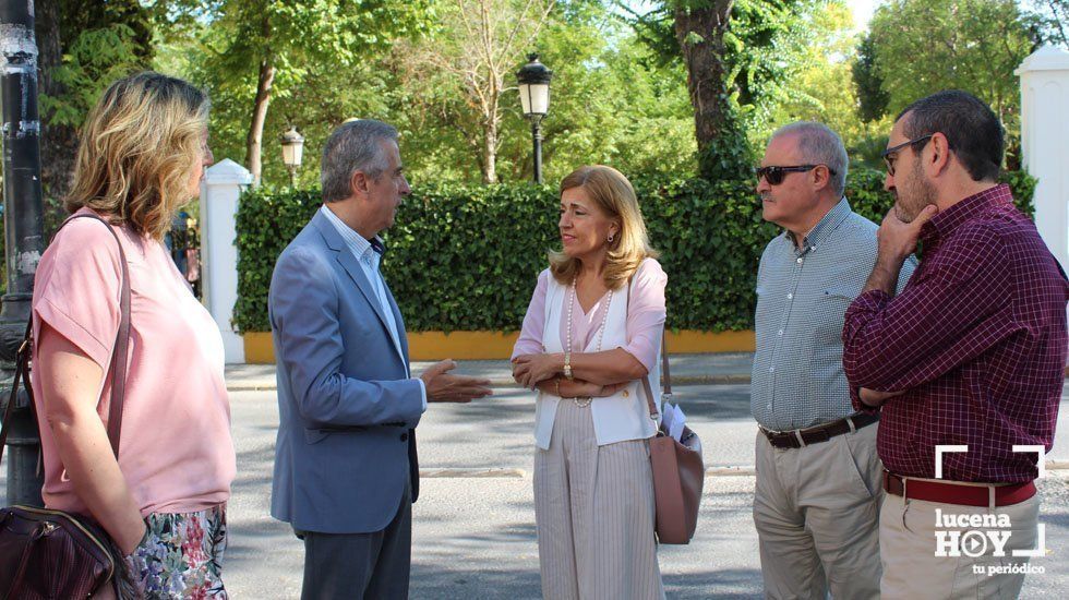 Visita de la delegada de Salud Visita de la delegada de Salud
