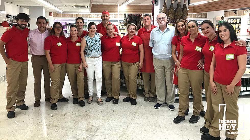 Parte de la plantilla de Supermercado El Jamón Parte de la plantilla de Supermercado El Jamón