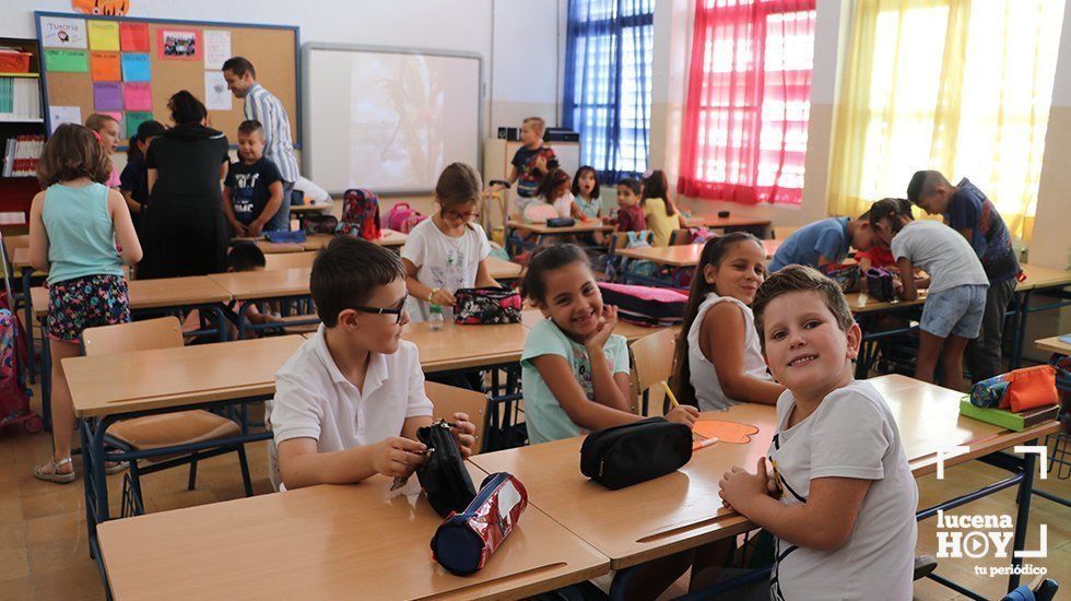 Inicio del curso en el coelgio San José de Calasanz Inicio del curso en el coelgio San José de Calasanz