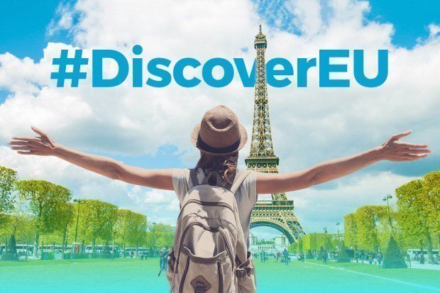 Imagen promocional del programa DiscoverEU Imagen promocional del programa DiscoverEU