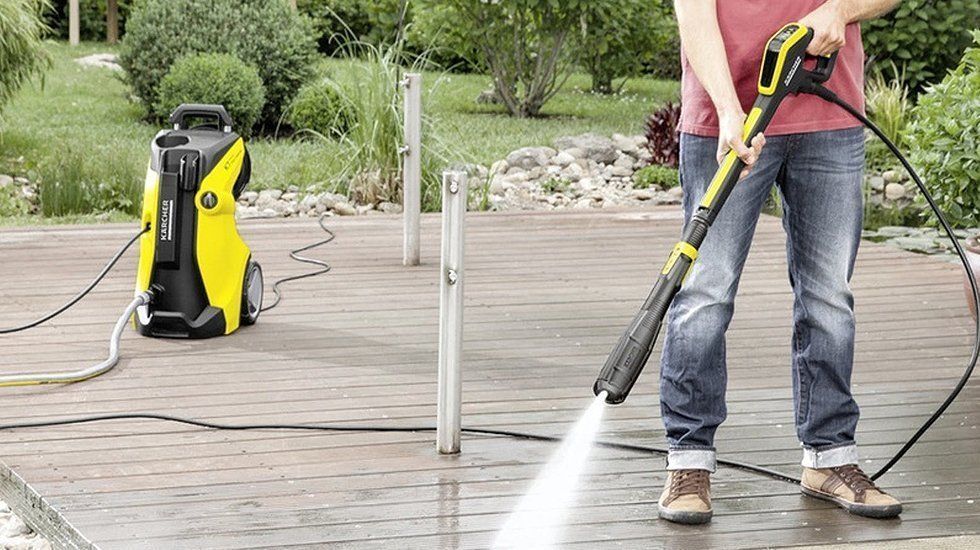 Uno de los modelos de Hidrolimpiadoras Karcher Uno de los modelos de Hidrolimpiadoras Karcher
