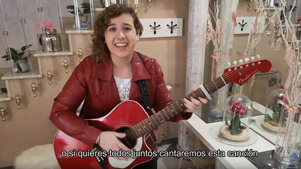 Un fotograma del vídeo que Mirey Decrís ha subido a la red. Un fotograma del vídeo que Mirey Decrís ha subido a la red.