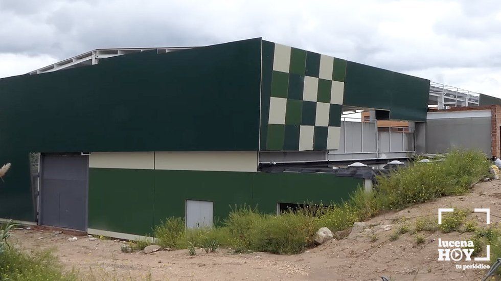 Pabellón Cubierto de la zona oeste de la ciudadm actualmente en construcción Pabellón Cubierto de la zona oeste de la ciudadm actualmente en construcción