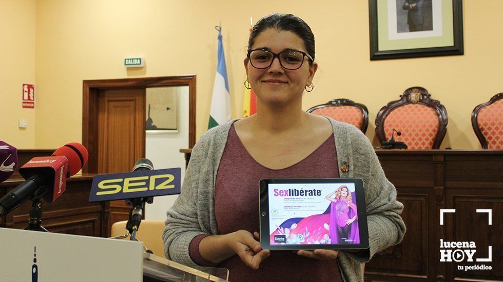 Mamen Beato durante la presentación de esta actividad Mamen Beato durante la presentación de esta actividad