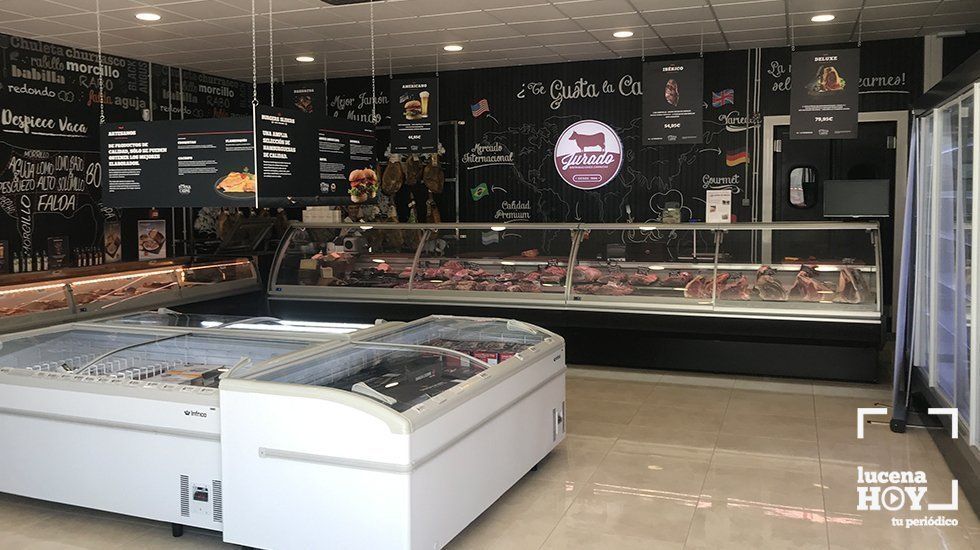 Sala de venta de Buena Carne en el polígono de La Viñuela Sala de venta de Buena Carne en el polígono de La Viñuela