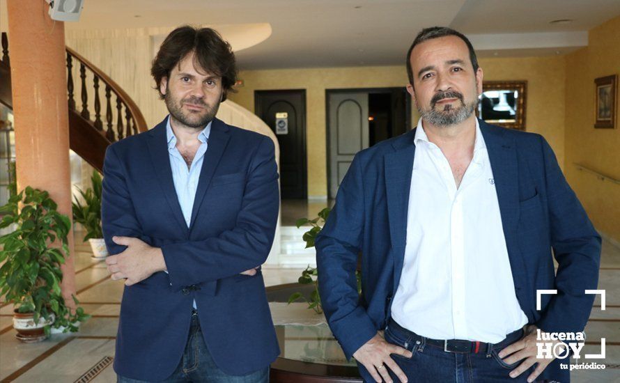 Javier Navarro y Gregorio Pérez, promotores de Neting Lucena Javier Navarro y Gregorio Pérez, promotores de Neting Lucena