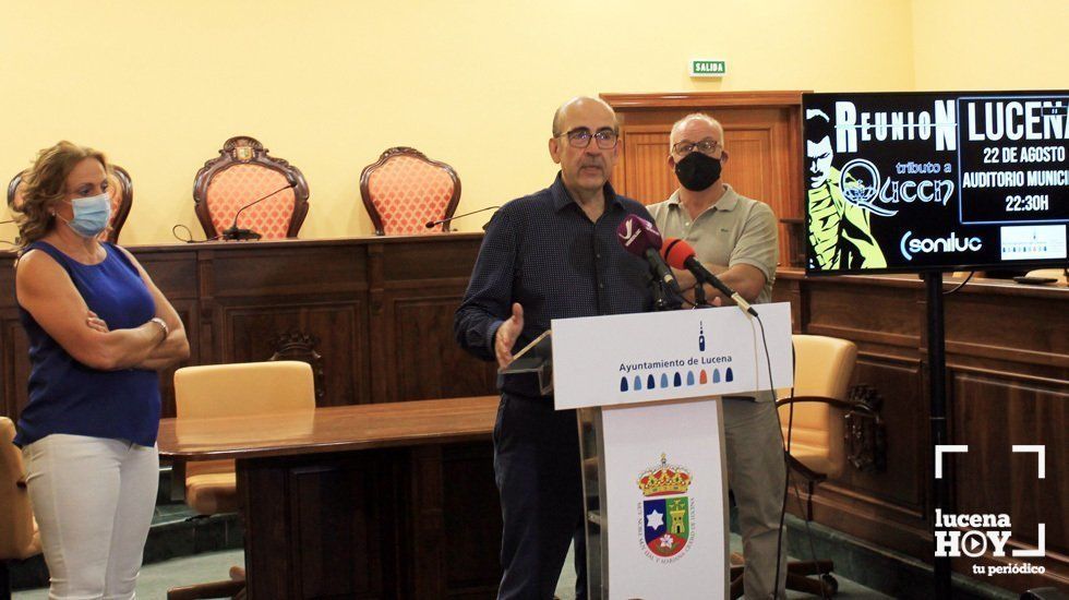 Un momento de la presentación del concierto Un momento de la presentación del concierto