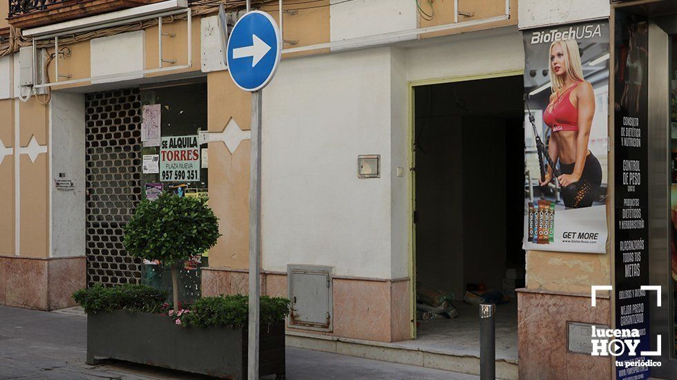 Local de la calle Juan Valera en el que estaba prevista la apertura de un salón de juegos y apuestas