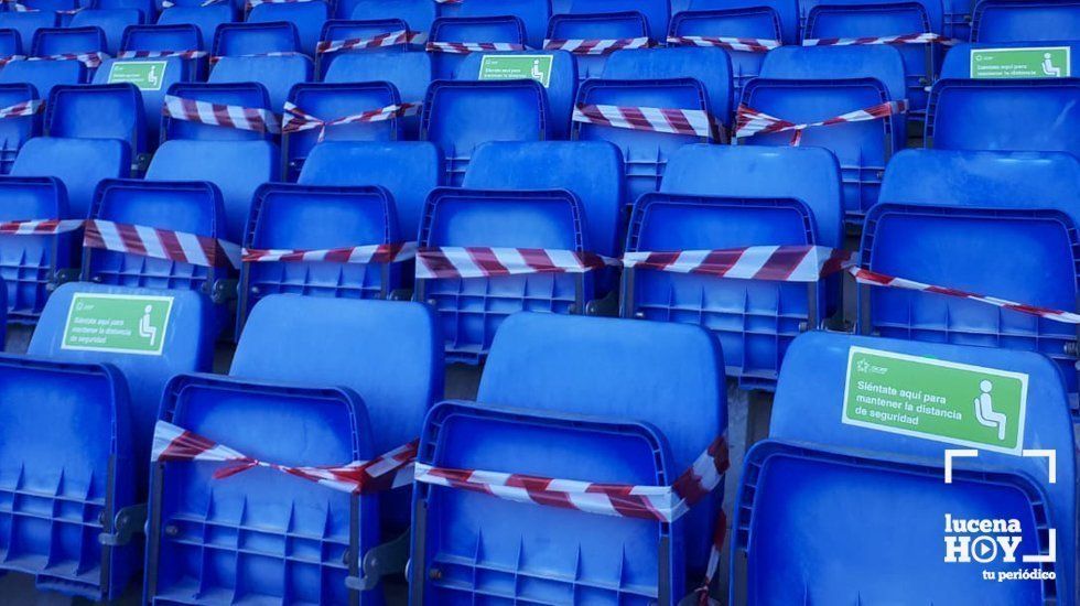 Delimitación de localidades que pueden ser utilizadas en la grada del estadio municipal Delimitación de localidades que pueden ser utilizadas en la grada del estadio municipal
