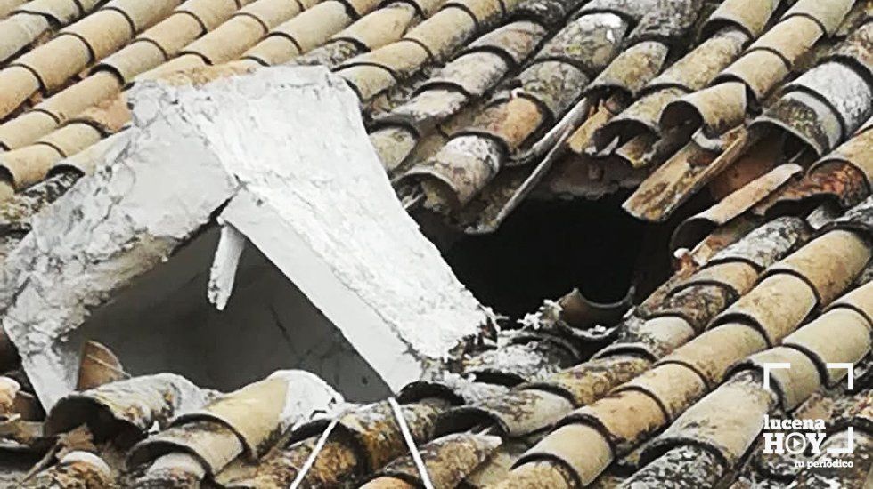 La situación del desprendimiento en las cubiertas se ha agravado tras las últimas lluvias